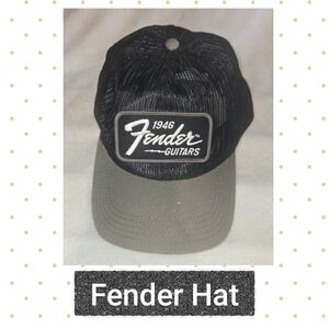 Fender Black & White Logo Cap LN